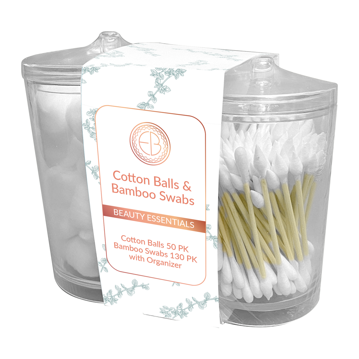 EvriB Cotton Balls & Bamboo Swab – Evriholder